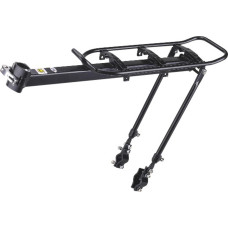 Багажник Алюмiнiй 24-29" на подсідельний штир і верхні пір'я KAIWEI KW-620-09 чорний регульоване кріплення