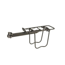 Багажник Алюмiнiй 24-29" консольний KAIWEI KW-620-10 чорний з бортами