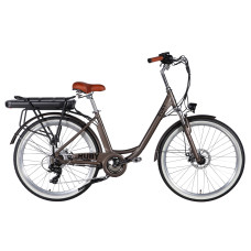 Велосипед з електроприводом 26" AL Dorozhnik eRUBY DD FR рама-17" 48B 15А*г 500Вт мокрий асфальт 2026 Велосипед з електроприводом 26" AL Dorozhnik eRUBY DD FR рама-17" 48B 15А*г 500Вт мокрий асфальт 2026