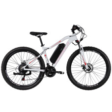 Велосипед з електроприводом 27.5" AL Formula eALPINA DD FR рама-17" 36B 12.5А*г 500Вт біло-рожевий 2026 Велосипед з електроприводом 27.5" AL Formula eALPINA DD FR рама-17" 36B 12.5А*г 500Вт біло-рожевий 2026