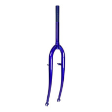 Вилка 28" жорстка Сталь 1" v-br різьб. під ексцентрик шток-220мм синій Вилка 28" жорстка Сталь 1" v-br різьб. під ексцентрик шток-220мм синій