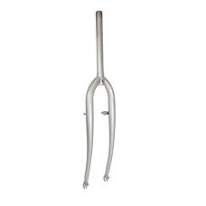 Вилка 28" жорстка Сталь 1" v-br різьб. під ексцентрик шток-220мм срiблястий Вилка 28" жорстка Сталь 1" v-br різьб. під ексцентрик шток-220мм срiблястий