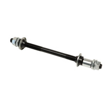 Вісь втулки задн. 10*170мм насипний с гайками RS-012R чорний зі сріблястим (12 шт)