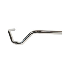 Кермо Сталь 25.4мм L 530 мм підйом - 120мм срiблястий