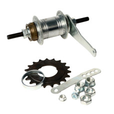 Втулка задня BH Сталь 36H 14G з QR OLD - 110 мм 10*170мм срiблястий VLT PJ-086