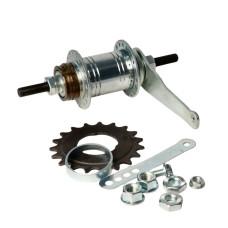 Втулка задня BH Сталь 36H 11G з QR OLD - 110 мм 10*170мм срiблястий VLT PJ-086