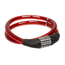 Замок тросовий кодовий VLT PJ-098 800мм *12мм червоний AM (брендоване пакування) Замок тросовий кодовий VLT PJ-098 800мм *12мм червоний AM (брендоване пакування)