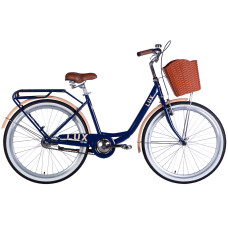 Велосипед ST 26" Dorozhnik LUX Velosteel рама-17" синій 2025