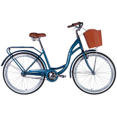 Велосипед ST 26" Dorozhnik AQUAMARINE BH рама-17" темно-синій 2025