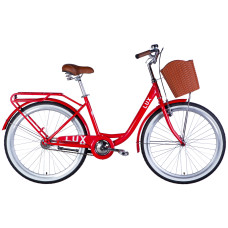 Велосипед ST 26" Dorozhnik LUX Velosteel рама-17" червоний 2026