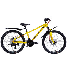 Велосипед AL 24" Discovery QUBE DD CS рама-11,5" жовто-чорний 2025 Велосипед AL 24" Discovery QUBE DD CS рама-11,5" жовто-чорний 2025