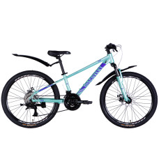 Велосипед AL 24" Discovery QUBE DD CS рама-11,5" свiтло-бiрюзовий 2025 Велосипед AL 24" Discovery QUBE DD CS рама-11,5" свiтло-бiрюзовий 2025