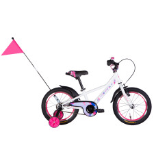 Велосипед ST 16" Formula Kid RACE BH рама-8,5" білий з рожевим 2026 Велосипед ST 16" Formula Kid RACE BH рама-8,5" білий з рожевим 2026