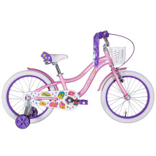 Велосипед AL 18" Formula Kid CREAM BH рама-9" бузковий 2026 Велосипед AL 18" Formula Kid CREAM BH рама-9" бузковий 2026