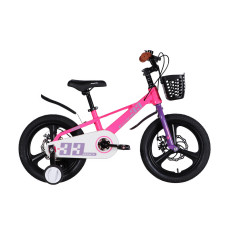 Велосипед MG 16" SPACE KID ORION DD рама-9" рожевий з фіолетовим 2026 Велосипед MG 16" SPACE KID ORION DD рама-9" рожевий з фіолетовим 2026