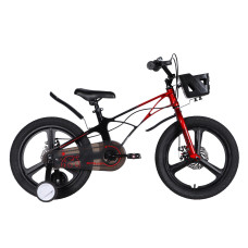 Велосипед MG 18" SPACE KID ANDROMEDA DD рама-10" червоно-чорний 2026 Велосипед MG 18" SPACE KID ANDROMEDA DD рама-10" червоно-чорний 2026