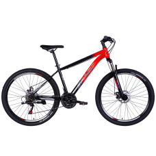 Велосипед ST 27.5" SPACE MARS DD FR рама-17" червоно-чорний 2026 Велосипед ST 27.5" SPACE MARS DD FR рама-17" червоно-чорний 2026