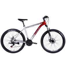Велосипед AL 27.5" SPACE PHAETON DD FR рама-19" сріблясто-червоний 2026