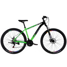 Велосипед AL 29" SPACE PHAETON DD FR рама-18" зелено-чорний 2026