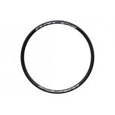 Обід 26" Алюмiнiй 36H 12G подвійний протиударний без проточки VLT HLQC-04 чорний з наклейкою Обід 26" Алюмiнiй 36H 12G подвійний протиударний без проточки VLT HLQC-04 чорний з наклейкою