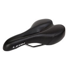 Сідло без замка 270*146 мм з отвором K.San YBT-6556 чорний logo LEON
