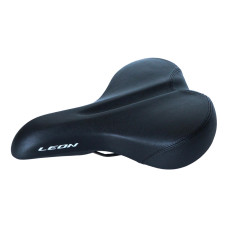 Сідло без замка 262*195 мм K.San YBT-7803 чорний logo LEON