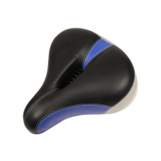 Сідло з замком 260*230 мм AZ-035 чорний з синiм Сідло з замком 260*230 мм AZ-035 чорний з синiм