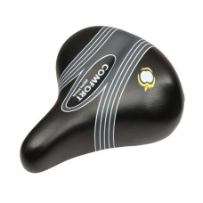 Сідло з замком 250*230 мм посилене AZ-0112 чорно-сiрий з бiлим