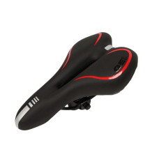 Сідло з замком 280*160 мм AZ-030 чорний з червоним Сідло з замком 280*160 мм AZ-030 чорний з червоним