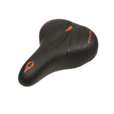 Сідло з замком 250*175 мм AZ-N101 чорний з помаранчевим