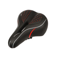 Сідло з замком 260*190 мм AZ-501 чорний з червоним Сідло з замком 260*190 мм AZ-501 чорний з червоним