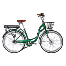 Велосипед уцінений з електроприводом 26" ST Dorozhnik eAQUAMARINE BH рама-17" 36B 13А*г 500Вт зелений YS 2286-1 з кошиком 2026 Велосипед уцінений з електроприводом 26" ST Dorozhnik eAQUAMARINE BH рама-17" 36B 13А*г 500Вт зелений YS 2286-1 з кошиком 2026