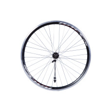 Колесо задн. VLT 26" AL 36H під V-brake WANGZHEN 201RBQ під тріскачку чорний пром. підшипник