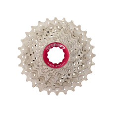 Кассета 10-k 11-25T SUN RACE RX алюминевый паук, локринг и спейсеры ,Metallic Silver