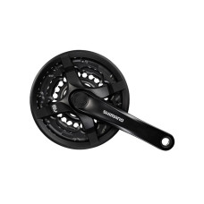 Шатун Алюмiнiй L170мм 28-38-48Т під квадрат SHIMANO FC-TY501 чорний