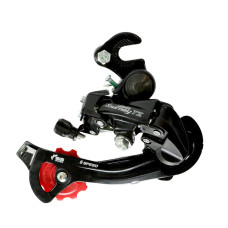 Перемикач задн. 7 max-28T під гак SHIMANO RD-TZ500В чорний середня лапка