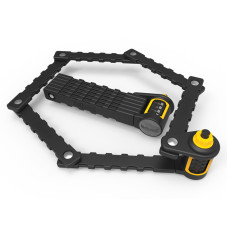 Замок складной Onguard K9 Heavy Duty Combo, 88,5см, кодовый на 4 цифры. Прорезиненная коробка-держатель на раму