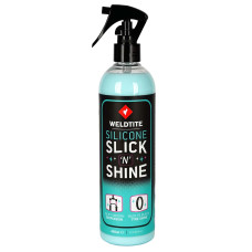 Силиконовая защита и блеск Weldtite 03042 Silicone Slick 'N' Shine для ног вилок и покрышек, спрей, 400мл