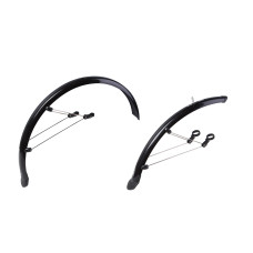 Крила 26" Пластик Feitech SY-955 чорний зі стійкою f.285 r.265-355мм кріпл. на штани вилки та задні пера Крила 26" Пластик Feitech SY-955 чорний зі стійкою f.285 r.265-355мм кріпл. на штани вилки та задні пера
