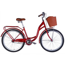 Велосипед ST 26" Dorozhnik AQUAMARINE BH рама-17" бордовий 2026