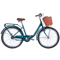 Велосипед ST 26" Dorozhnik LUX Velosteel рама-17" смарагдовий (матовий) 2026