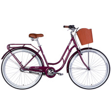 Велосипед ST 28" Dorozhnik RETRO PH рама-19" малиновий 2026