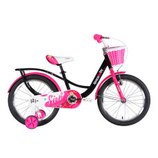 Велосипед ST 18" SPACE KID SUN BH рама-10" чорний з рожевим 2026