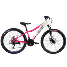 Велосипед ST 26" SPACE AURORA DD FR рама-13" біло-рожевий 2026