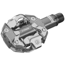 Педали Look X-TRACK алюминий, ось chromoly 9/16", серый металлик
