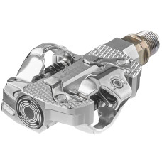 Педали Look X-TRACK POWER DUAL алюминий, ось chromoly 9/16", серебристые