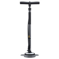 Насос напольный Cannondale PRECISE, с манометром 140psi, presta+schrader, черно-серебристый