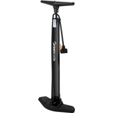 Насос напольный Green Cycle GPF-060 стальной корпус, без манометра, Presta+Schrader, 120 psi