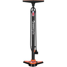 Насос напольный Green Cycle GPF-005 стальной корпус, с манометром, Presta+Schrader, 160 psi