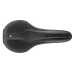 Седло Selle Royal SCIENTIA M1 Moderate, 3D skingel, обивка Black gummy/Black mokka, 289х141мм, 425г, рейлы сталь + Curva suspension, unisex, чёрное